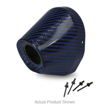 Load image into Gallery viewer, Carbon End Cap Blue 1 1/2" I.D.