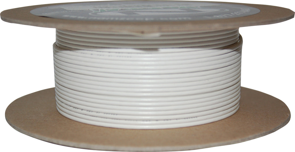 100' Spool 20 Gauge Wire (White)