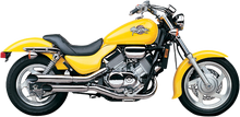 Load image into Gallery viewer, Blvd Slashcut Slip On Chrome Hon Vt750 Magna 94 03