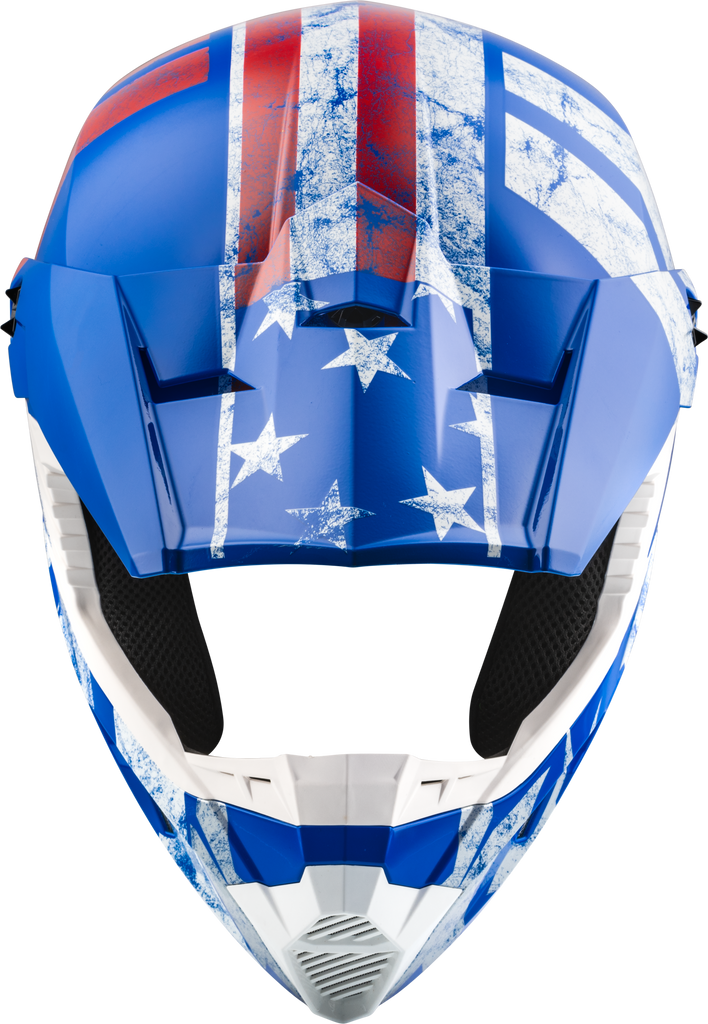 Mx 46 Patriot Off Road Helmet Red/White/Blue Xs