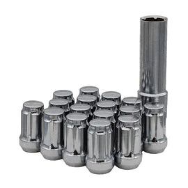16/Pk 12mm 1.25 Tapered Lug Nuts 60 Splined