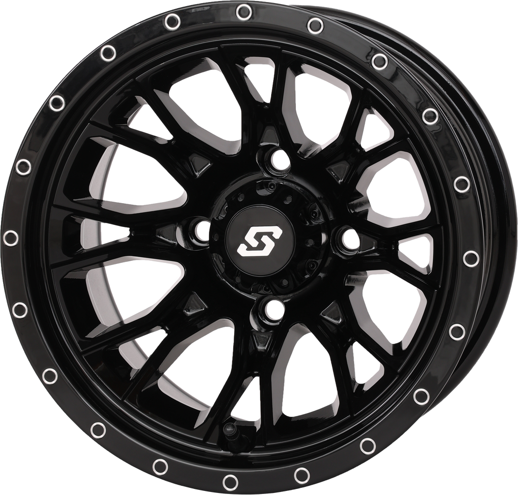 Fusion Wheel  12x7 2+5 4/110 Gloss Black