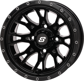 Fusion Wheel  12x7 2+5 4/110 Gloss Black