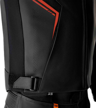 Load image into Gallery viewer, S1 D3o Leather Jacket Blk/Gry/Red Lg