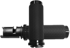 AVON memory foam large black twist grip handle with textured surface for improved grip and comfort.