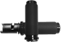 Memory Foam Large Black Twist Grip
