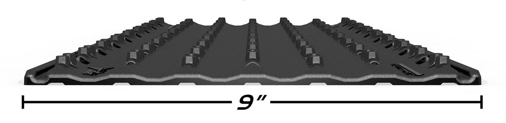 Caliber Lowpro Grip Glides Standard 9-inch trailer/towing accessories, 16-pack double set, black rubber grip pads for towing safety