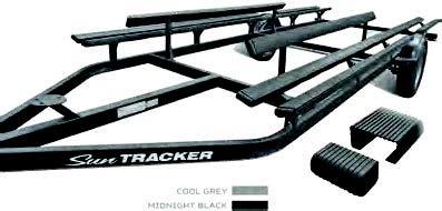 Caliber Bunk Wrap in black, 2x6 inches, 24-foot roll, used for boat or trailer bunks, shown unrolled on a surface.