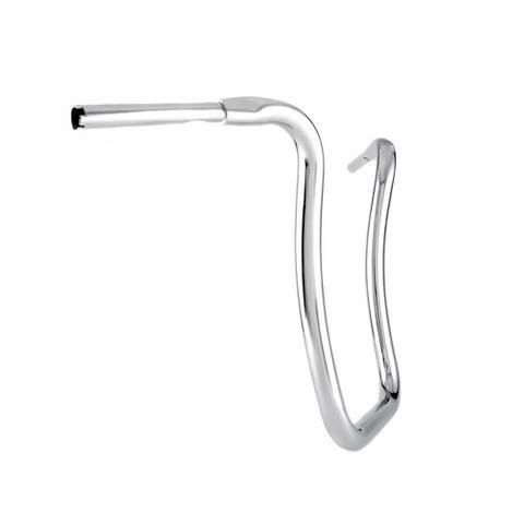 Chrome Carliní Signature 1.5" Gangster Apes hand controls for Harley Davidson models, featuring detailed handlebar design.