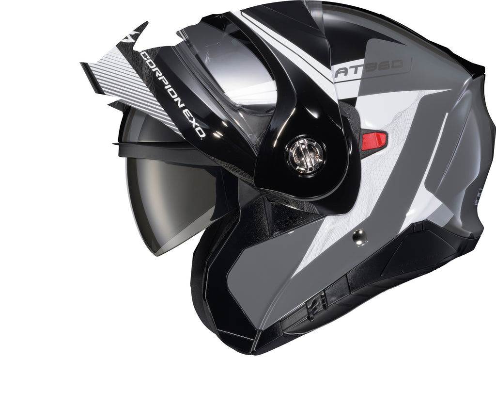 Exo At960 Modular Helmet Topographic 2 Blk/Wht/Grey 2x