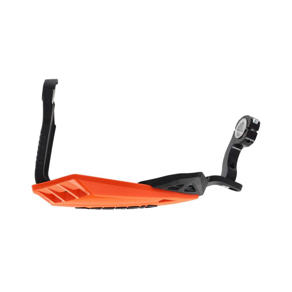 ACERBIS Firstmoto handguards for mini motorcycles, black plastic guards with mounting brackets for added protection.