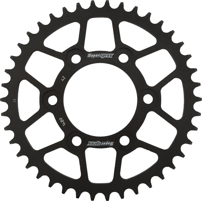 Rear Sprocket Steel 42t 525 Blk Kaw