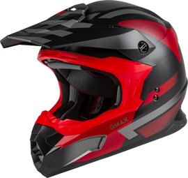 Mx 86 Off Road Fame Helmet Matte Black/Red/Silver Xl