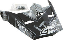 Load image into Gallery viewer, Visor W/Screws Hooper Mx 46y Matte Black/Dark Silver Ys Yl