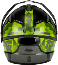 Load image into Gallery viewer, Md 74 Striker Modular Helmet W Gld Shld Blk/Slvr/Grn Mtlc 2x