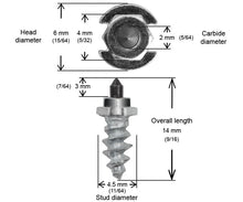 Load image into Gallery viewer, 7/16" 11mm Shoulder Studs Qty 150
