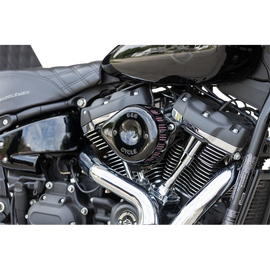 S&S CYCLE MINI STEALTH TEAR DROP AIR FILTER KIT CHROME INDIAN MODELS - The Speed Shop Canada
