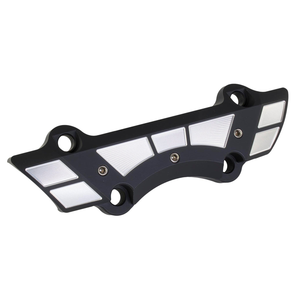 Super Riser Clamp 1" Weld Wing Black Accent Cut