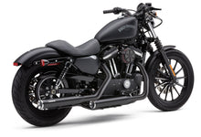 Load image into Gallery viewer, 3" Rpt Slip Ons Black Sportster 04 13