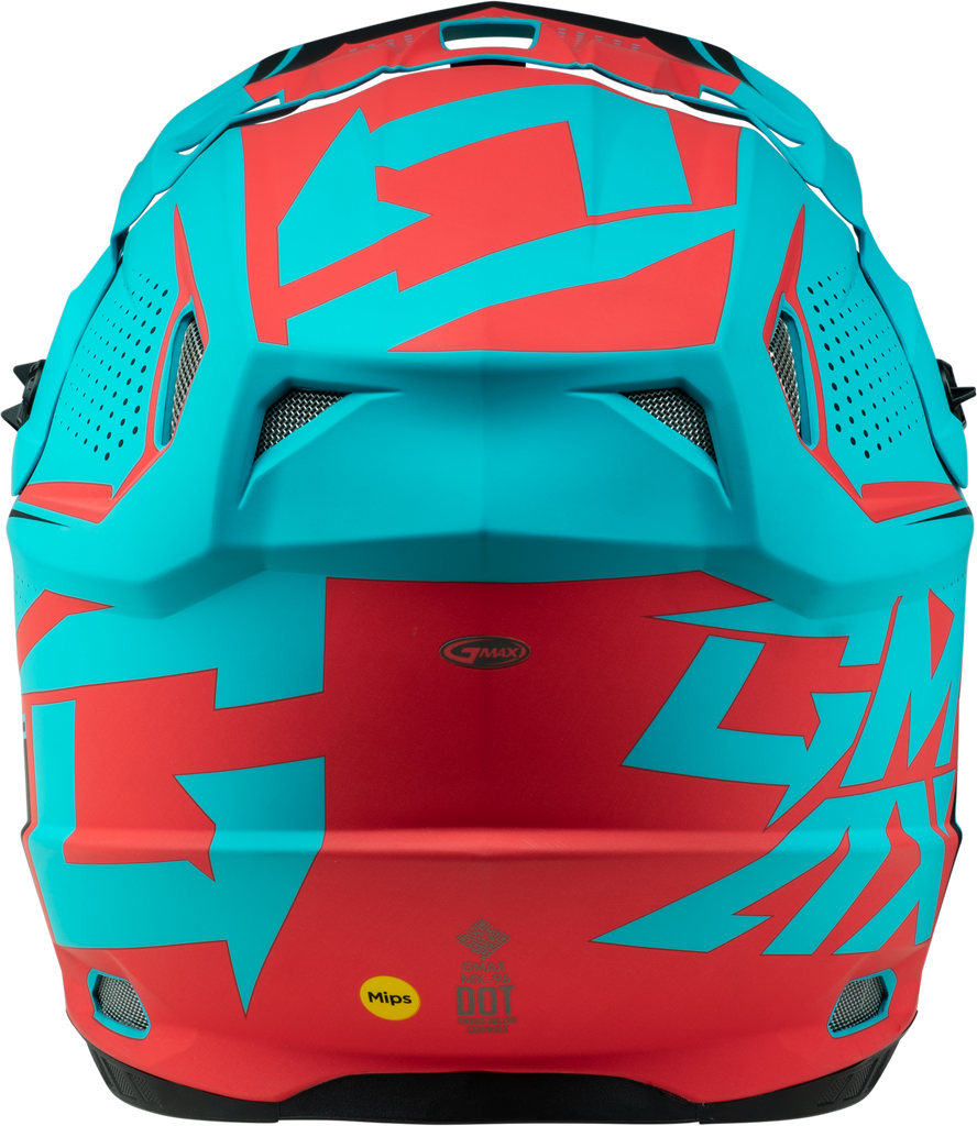 Mx 96 502 Helmet Matte Blue/Red  Xs