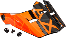 Load image into Gallery viewer, Visor W/Screws Mega Mx 46 Black/Orange/Silver Md 2x