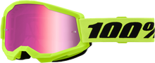 Load image into Gallery viewer, Strata 2 Goggle Neon Yellow Mirror Pink Lens