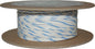 100' Spool 20 Gauge Wire (White/Blue Stripe)