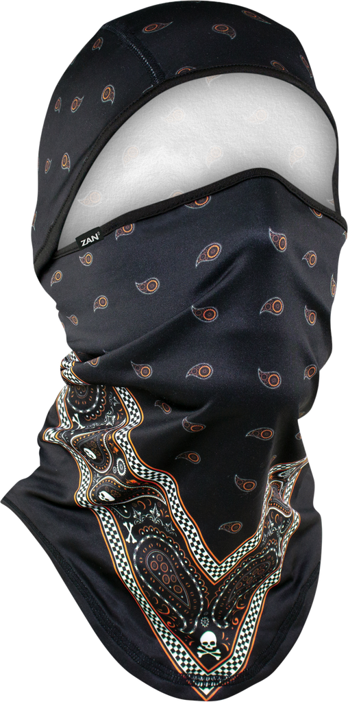 Sportflex Convertible Balaclava Blk/Org Bandana