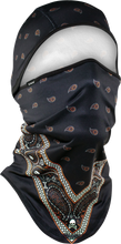 Load image into Gallery viewer, Sportflex Convertible Balaclava Blk/Org Bandana