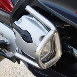Engine Guards Silver Pair Bmw