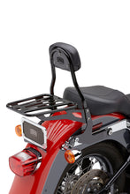 Load image into Gallery viewer, Detachable Bakcrest Round Black Softail 00 06