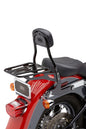 Detachable Bakcrest Round Black Softail 00 06