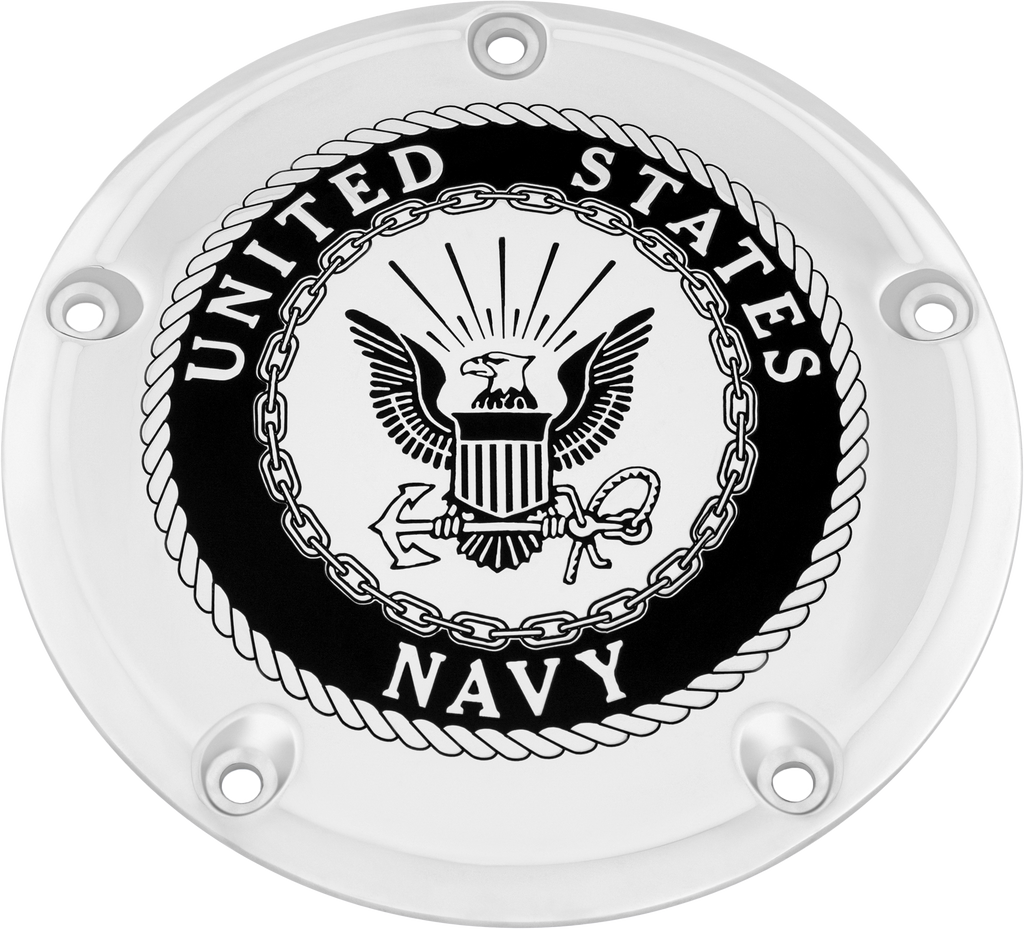 7   M8 Flt/Flh Derby Cover Navy Chrome