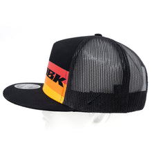 Load image into Gallery viewer, Sunday Stripe 2fifty Trucker Black Snapback Hat