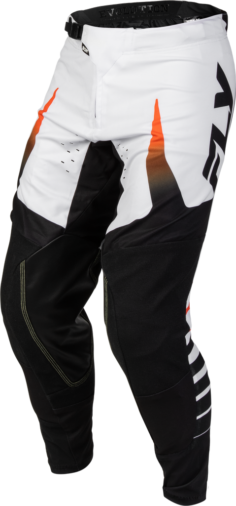 Evolution  Dst Bolt  Pants White/Black/Orange Sz 36