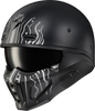 Covert X Open Face Helmet Tribe Matte Black/White Sm