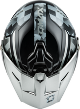 Load image into Gallery viewer, Md 74 Striker Modular Helmet W Slvr Shield Slvr/Blu Mtlc Lg