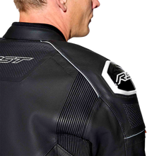 Load image into Gallery viewer, S1 D3o Leather Jacket Blk/Whi Xl