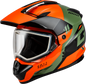 Gm 11s Ronin Snow Helmet Orange/Green/Black 2x