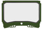 Pro Xp/4 Front Windshield Army Green