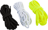 Fly Racing Marker Boot Laces Black/Hi-Vis/White 3/Pr 361-99630