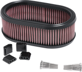 Kens Factory Nl Hi Flow Air Filter Ac Kit Black 563-03130
