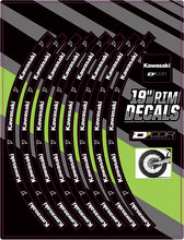 Load image into Gallery viewer, Rim Decals 19" Kawasaki Logo Rear