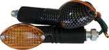 Fire Power Cat Eye Marker Light Set Led Carbon 60-1428