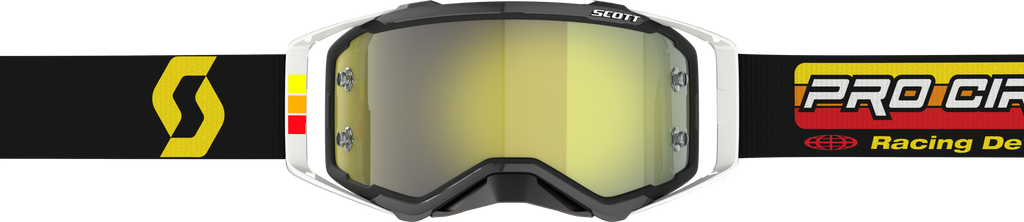 Prospect Pro Circuit Goggle Black/White Yellow Chrome Work