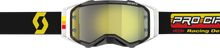 Load image into Gallery viewer, Prospect Pro Circuit Goggle Black/White Yellow Chrome Work
