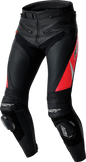 Tractech Evo D3o Pants Blk/Flo Red Leather Md
