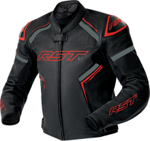 Load image into Gallery viewer, S1 D3o Leather Jacket Blk/Gry/Red Xl