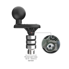 Load image into Gallery viewer, Fork Stem Wedge Ball Base Medium 19 25mm Holes