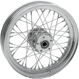 FRONT 40 SPOKE CHROME HARLEY DAVIDSON BAGGER WHEELS - The Speed Shop Canada
